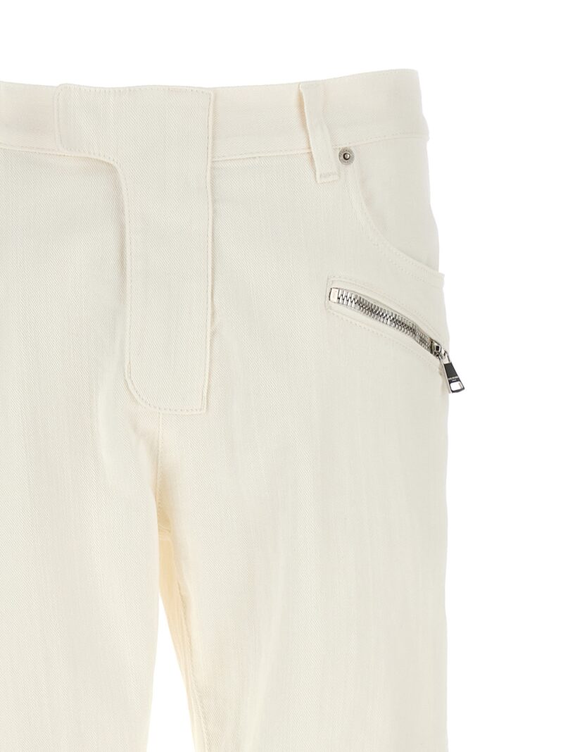 'Biker' jeans Man BALMAIN White