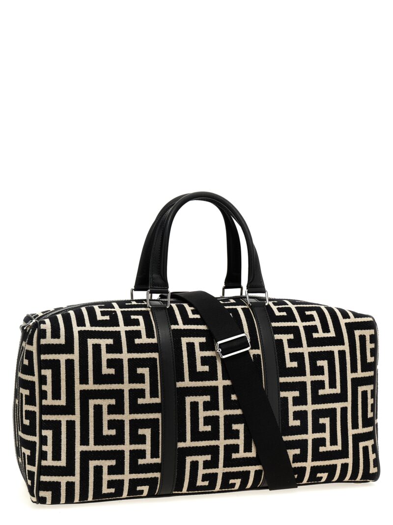 'Voyage' duffel bag DM1EC173TJXPGFE BALMAIN White/Black