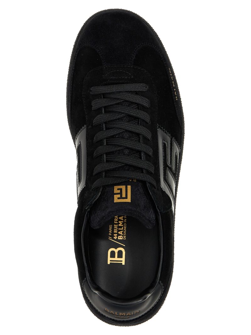 'Balmain Swan' sneakers 100% calfskin leather (Bos Taurus) BALMAIN Black