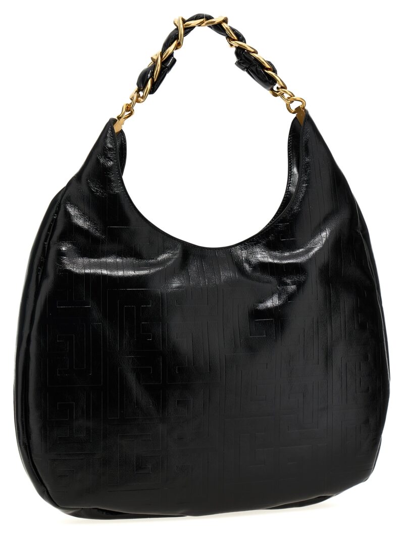 'Hobo 1945 Soft' large shoulder bag DN1BT929LETF0PA BALMAIN Black