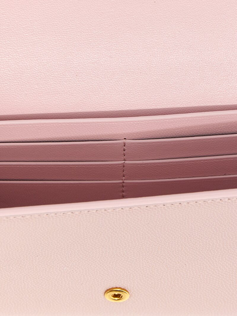 'Emblem' clutch 100% calf leather (Bos Taurus) BALMAIN Pink