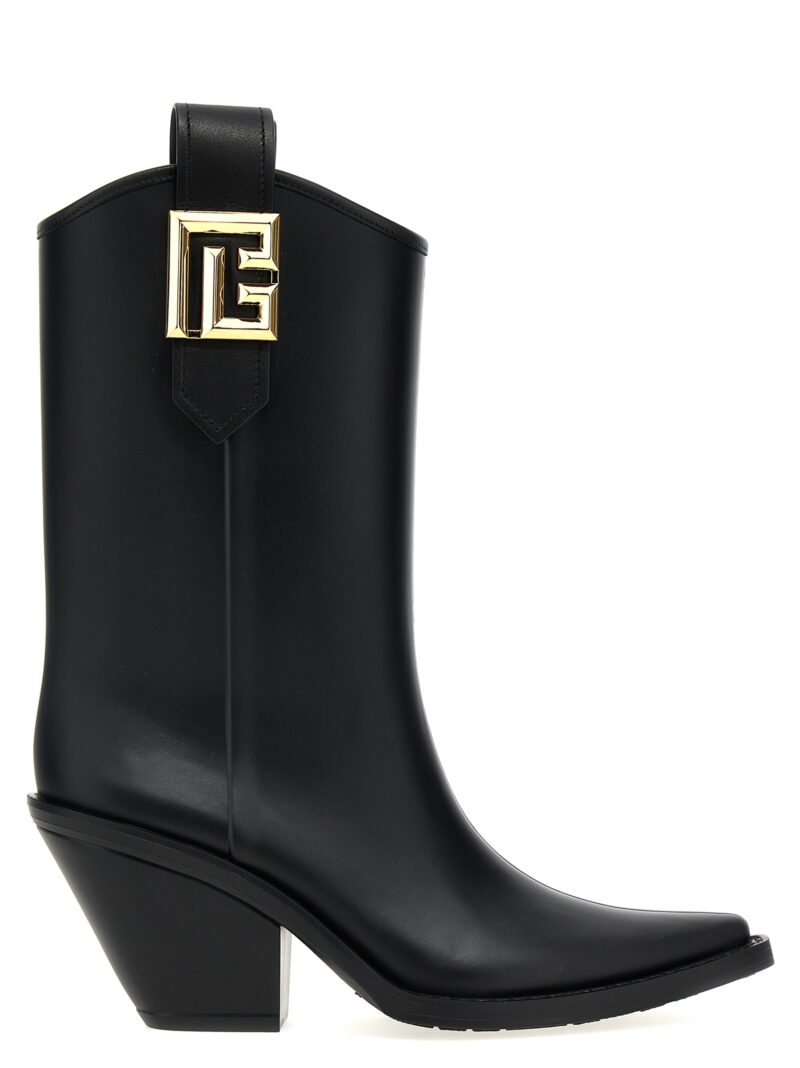 'Tess PB' ankle boots BALMAIN Black