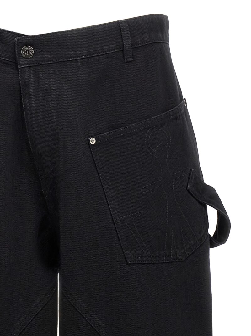 'Twisted Workwear' jeans Man J.W.ANDERSON Black