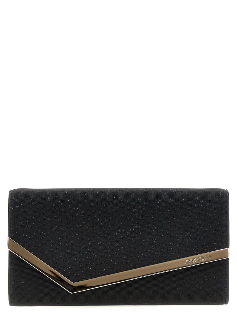 'Emmie' clutch JIMMY CHOO Black