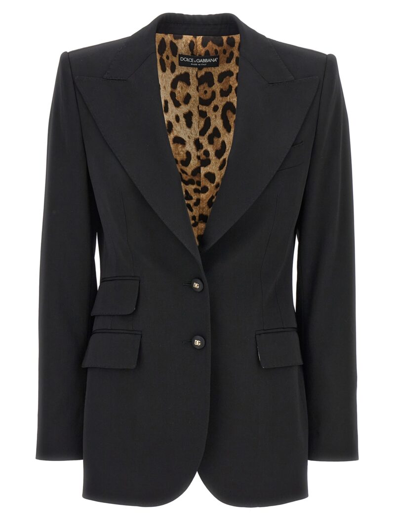 Single-breasted blazer DOLCE & GABBANA Black