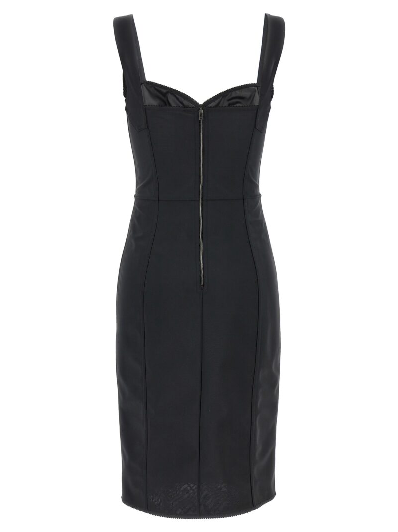 Midi corsetry dress F63G9TGDCLQN0000 DOLCE & GABBANA Black