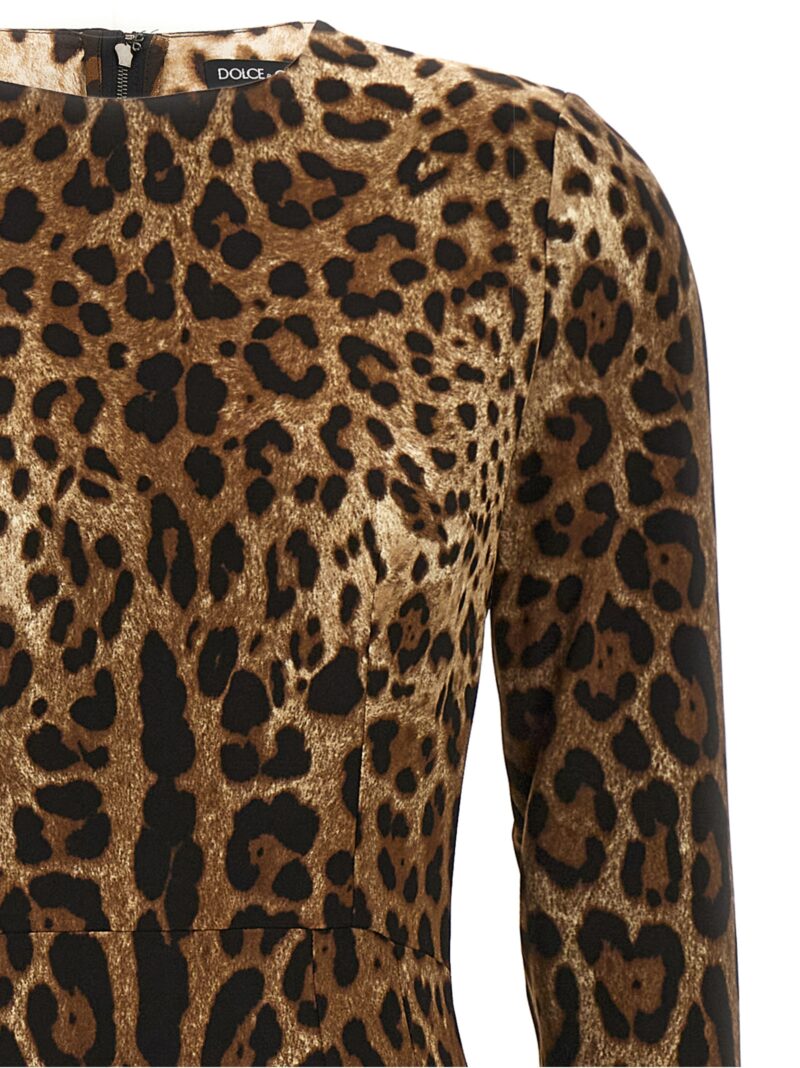 'Leopard' dress Woman DOLCE & GABBANA Brown