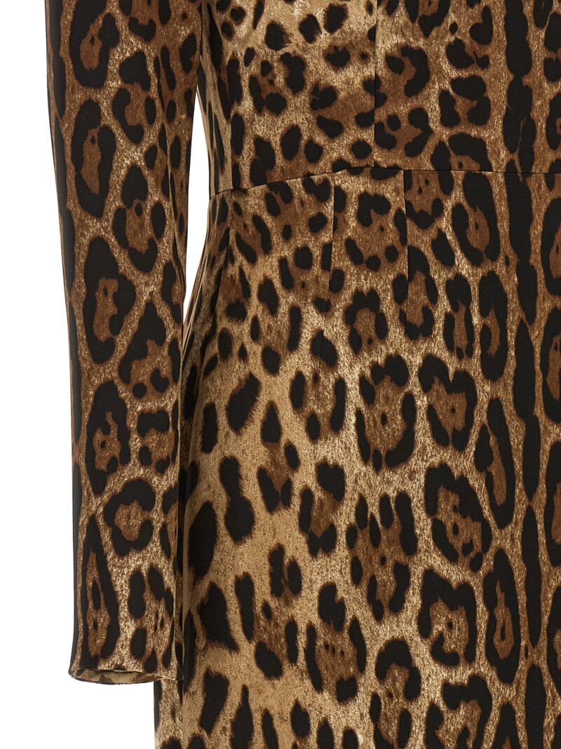 'Leopard' dress 95% viscose