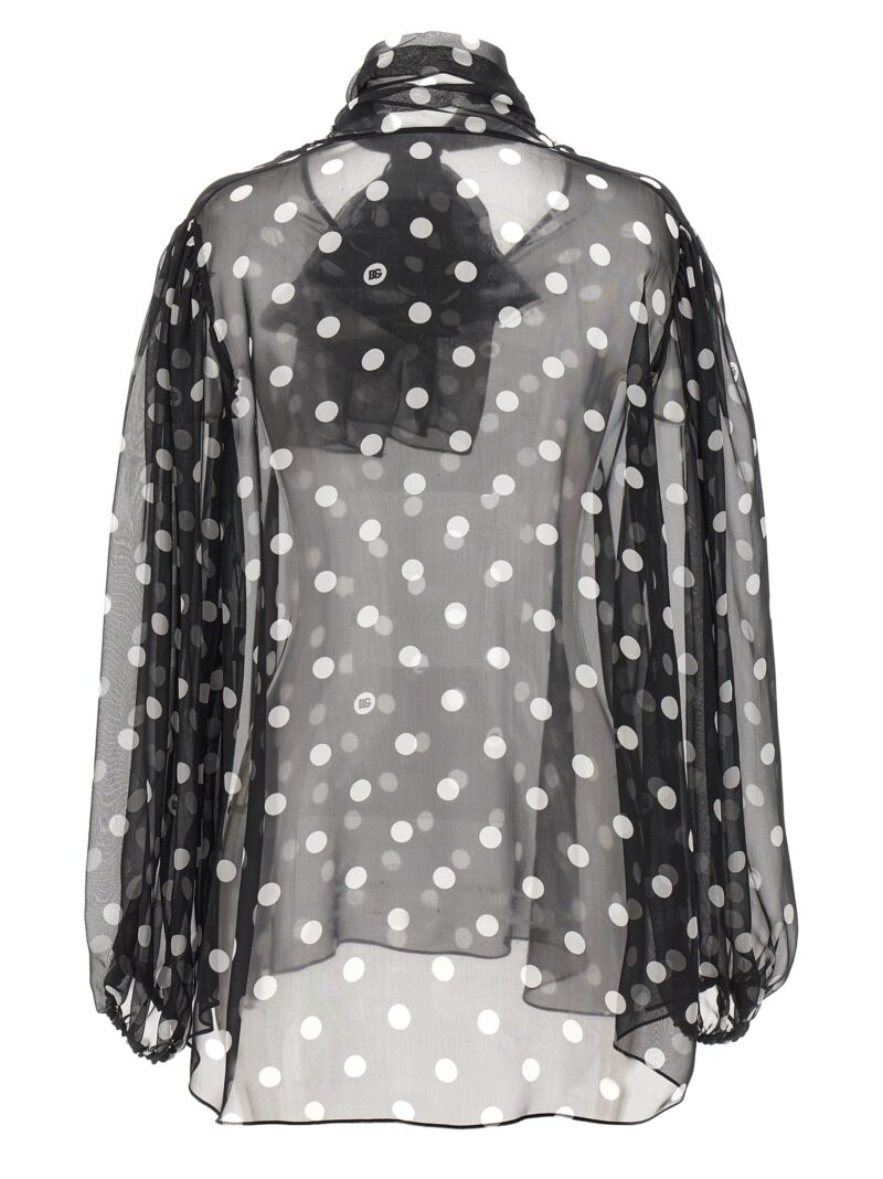 'Mambo' blouse F778TTIS1VHHNZRW DOLCE & GABBANA White/Black