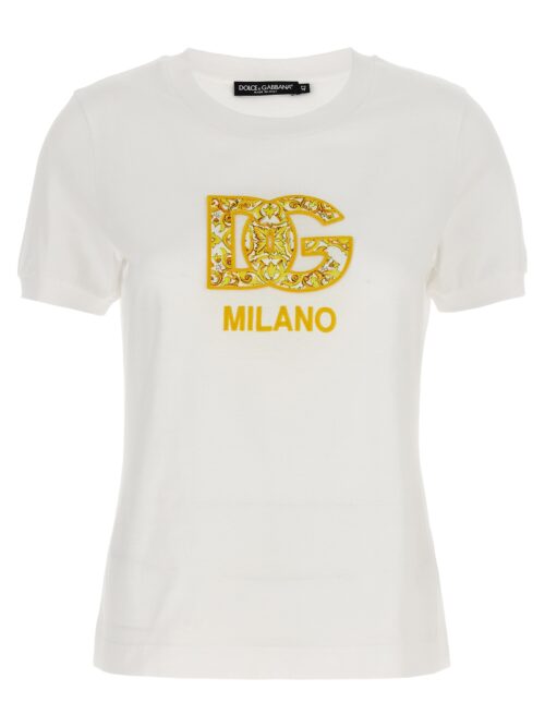 'patch logo' T-shirt DOLCE & GABBANA White