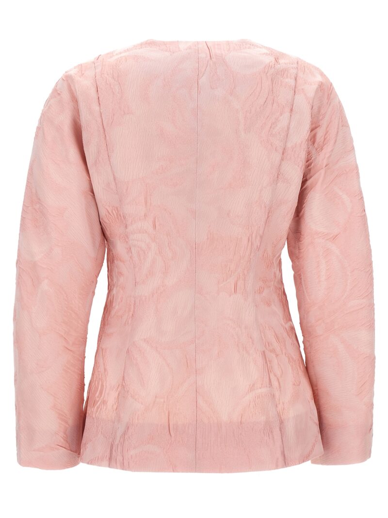 'Textured Cloqué' jacket F9400038 GANNI Pink