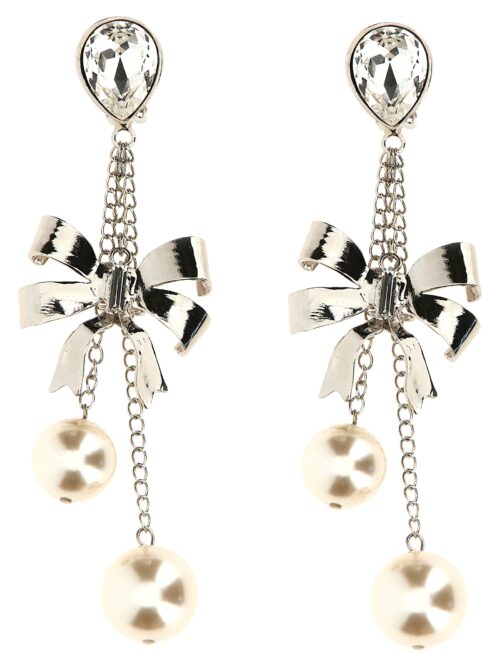 'Bow' earrings ALESSANDRA RICH Silver