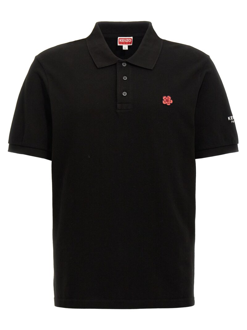 Logo embroidery polo shirt KENZO Black