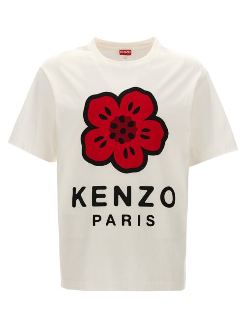 'stampa fiore' T-shirt KENZO White