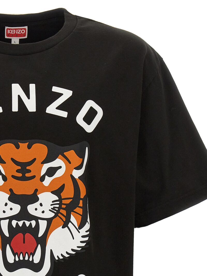 'Kenzo Lucky Tiger' T-shirt Man KENZO Black