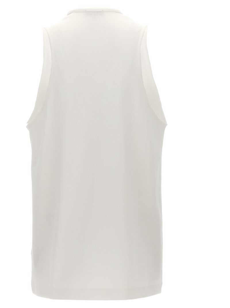 Leather logo patch tank top FG850026CTN100 FEAR OF GOD White