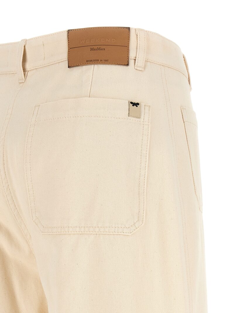 'Filtro' pants 100% cotton WEEKEND MAX MARA White