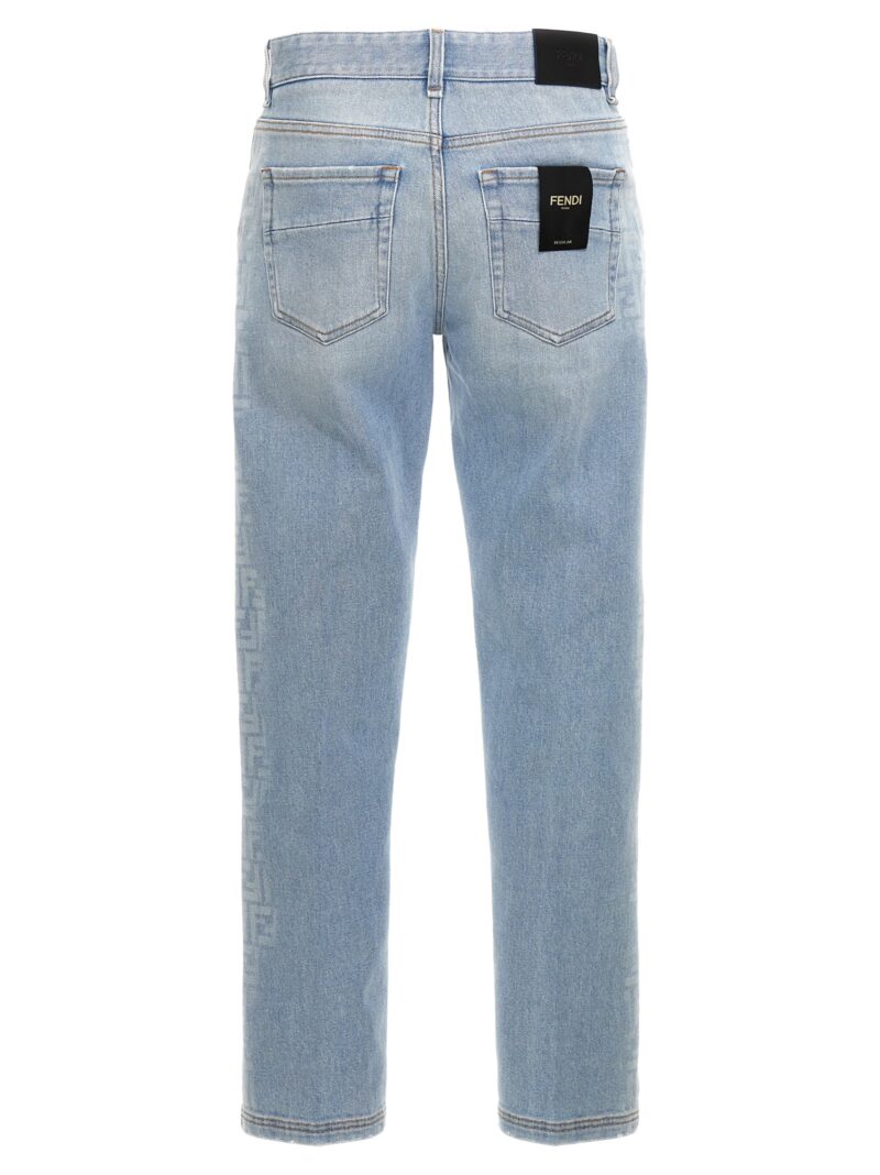 'FF' jeans FLP288AS04F1ILO FENDI Light Blue