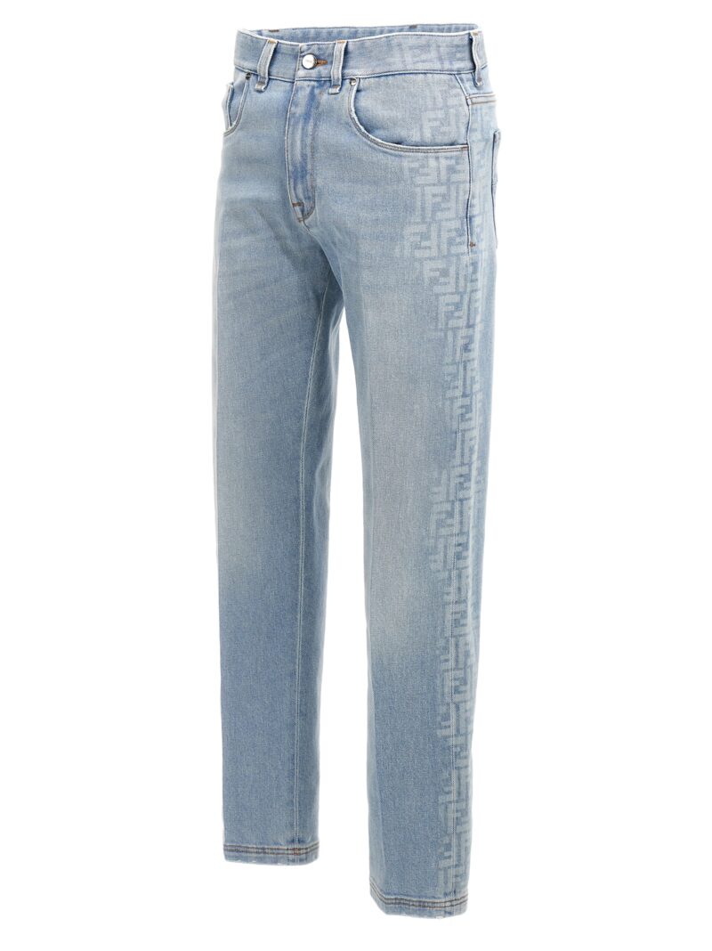 'FF' jeans Man FENDI Light Blue