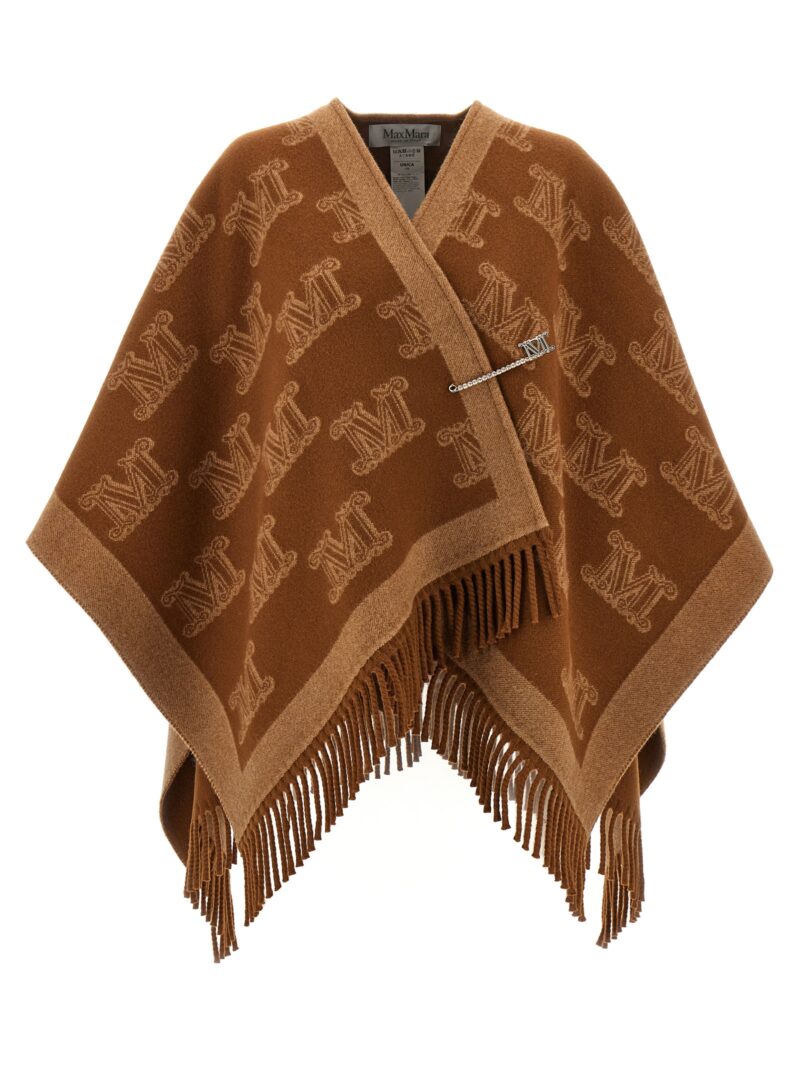 'Frine' cape MAX MARA Brown