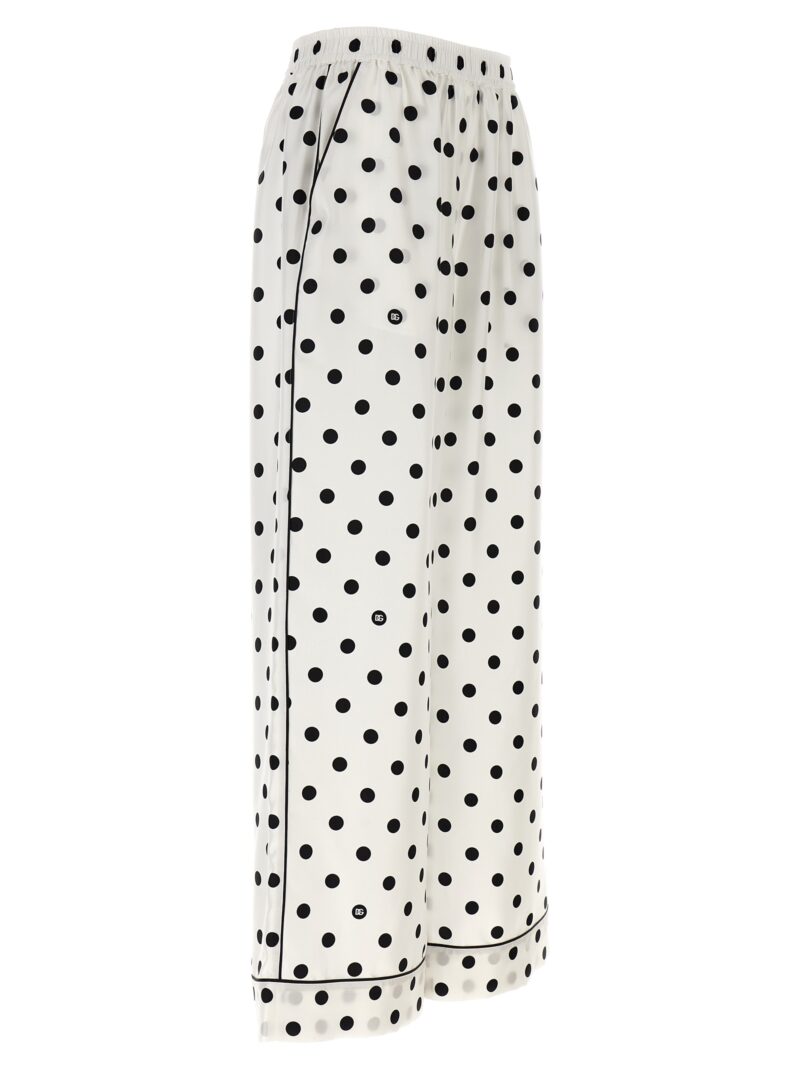 'Mambo' pants Woman DOLCE & GABBANA White/Black