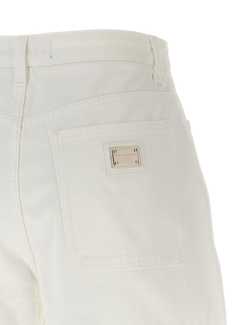 Denim shorts 100% cotton DOLCE & GABBANA White