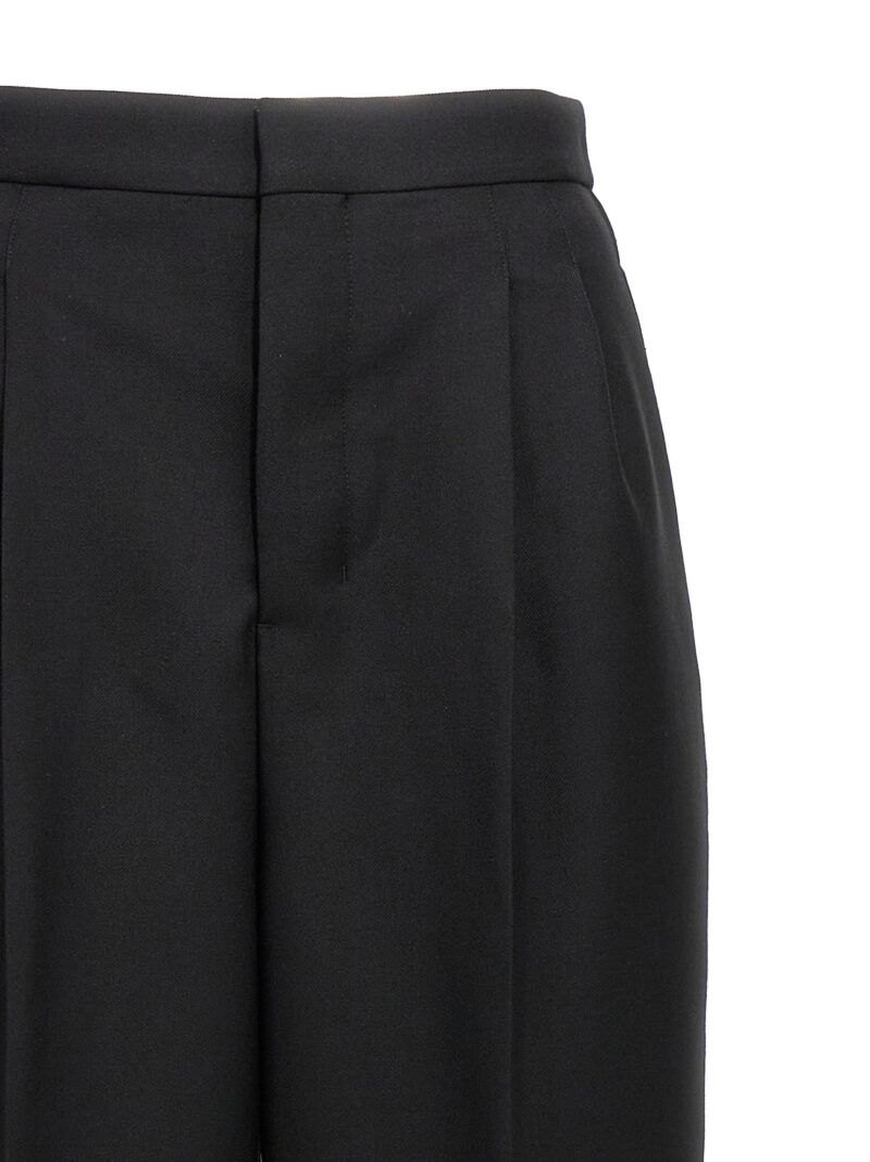 Pants with front pleats Woman AMI PARIS Black