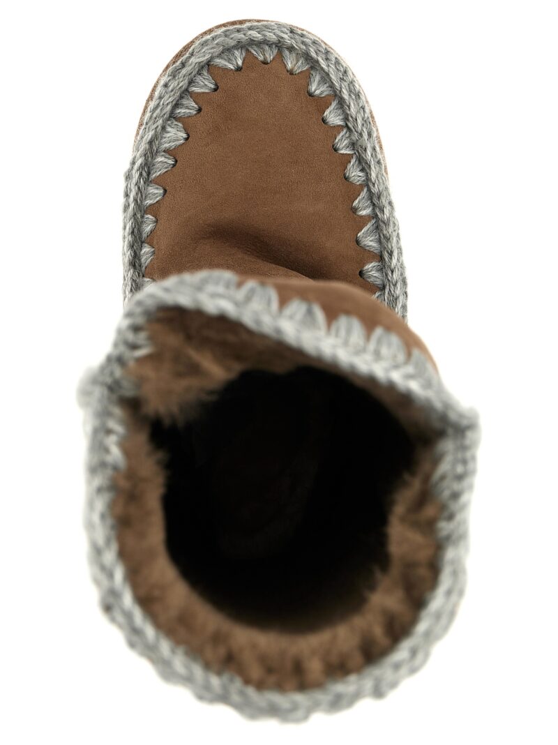 'Eskimo 40' ankle boots 100% LAMB LEATHER MOU Beige