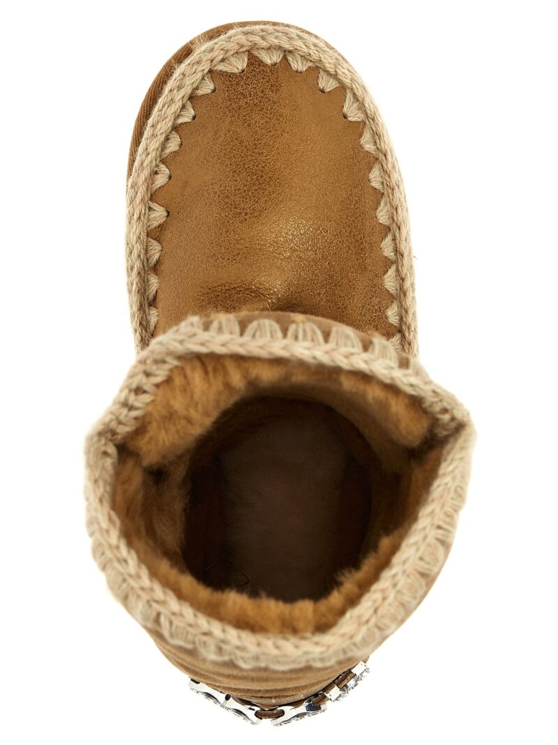 'Eskimo 24' ankle boots 100% sheepskin leather (Ovis Aries) MOU Beige