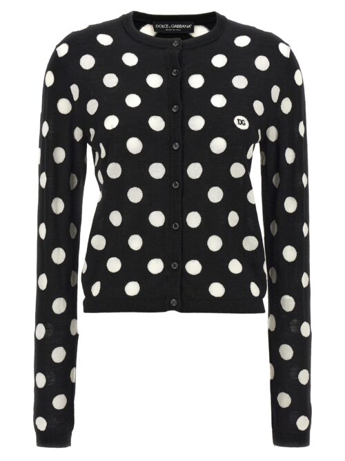 'Mambo' cardigan DOLCE & GABBANA White/Black