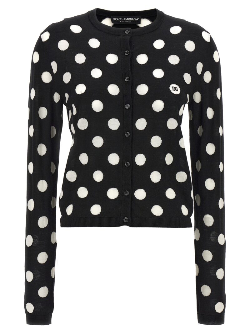 'Mambo' cardigan DOLCE & GABBANA White/Black