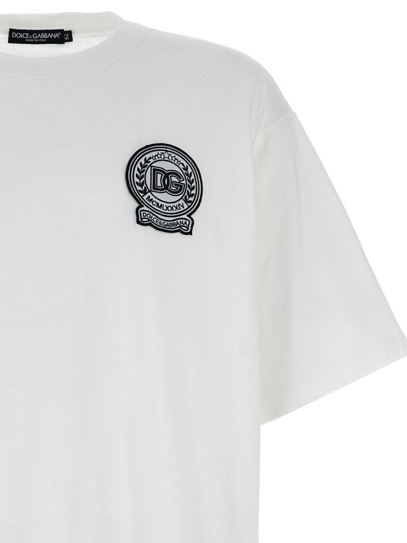 Logo patch t-shirt Man DOLCE & GABBANA White