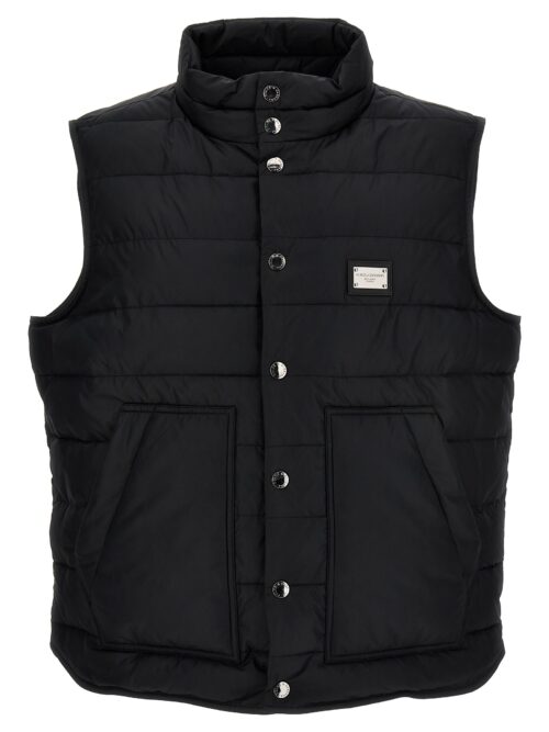 'DG Essential' vest DOLCE & GABBANA Black