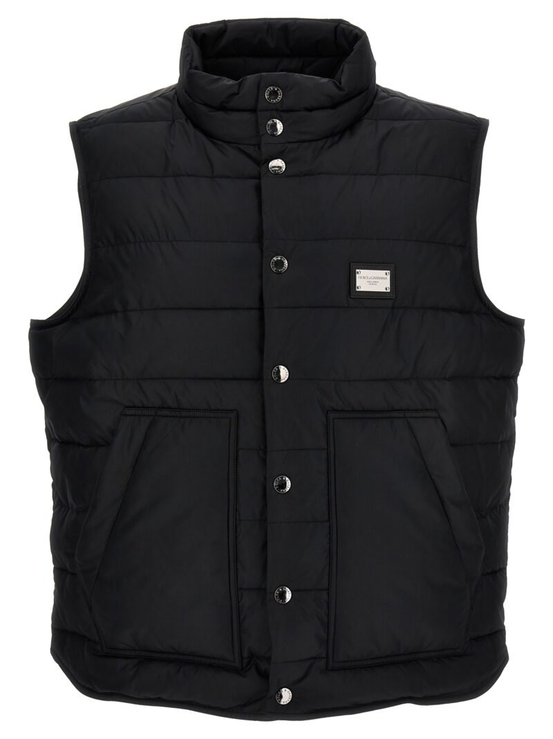 'DG Essential' vest DOLCE & GABBANA Black