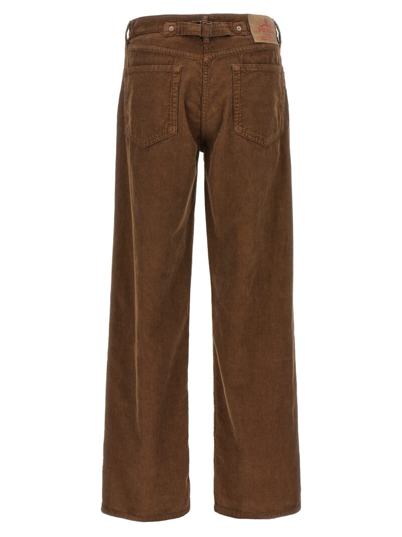 Corduroy trousers GFP517SOOO1449F098L PRADA Brown