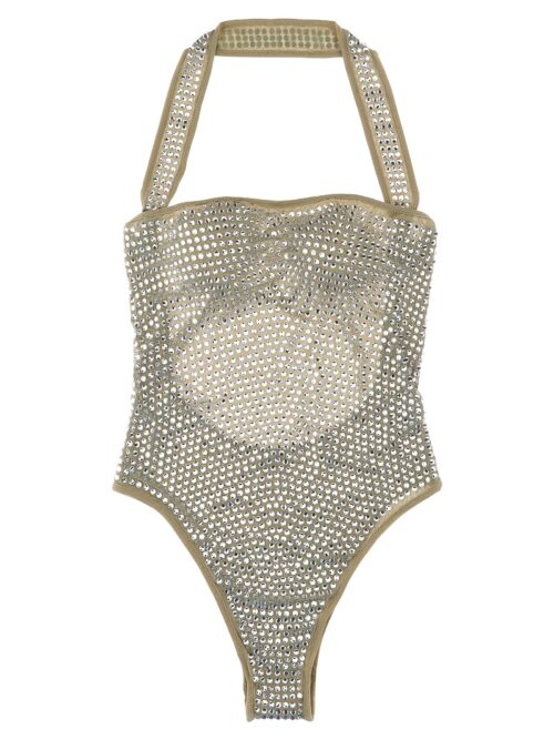 'Gem' one-piece swimsuit OSÈREE Silver