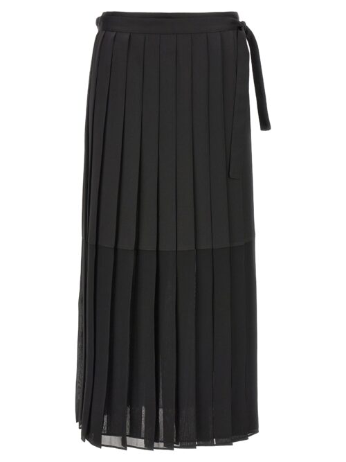 Pleated skirt FABIANA FILIPPI Black