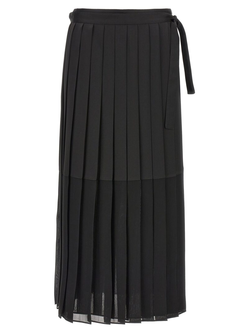 Pleated skirt FABIANA FILIPPI Black