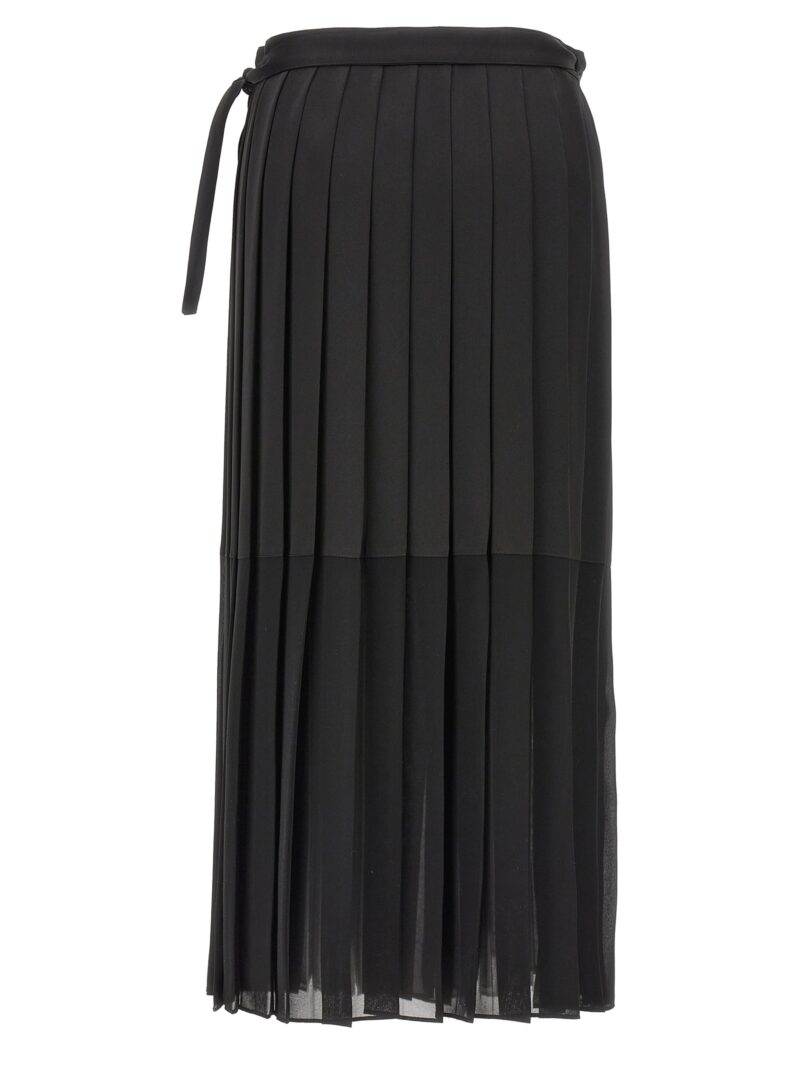 Pleated skirt GND214F434I180825 FABIANA FILIPPI Black