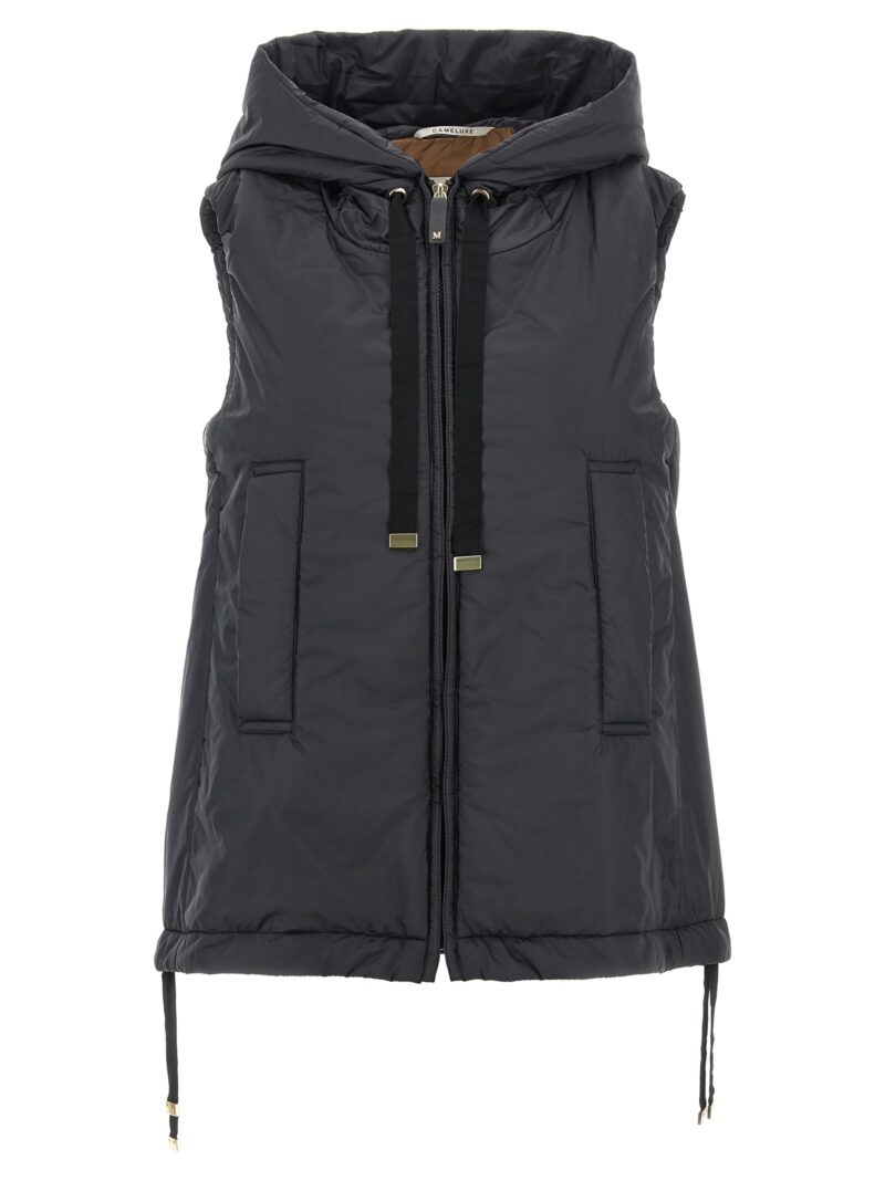 'Greengo' Padded Vest MAX MARA THE CUBE Black