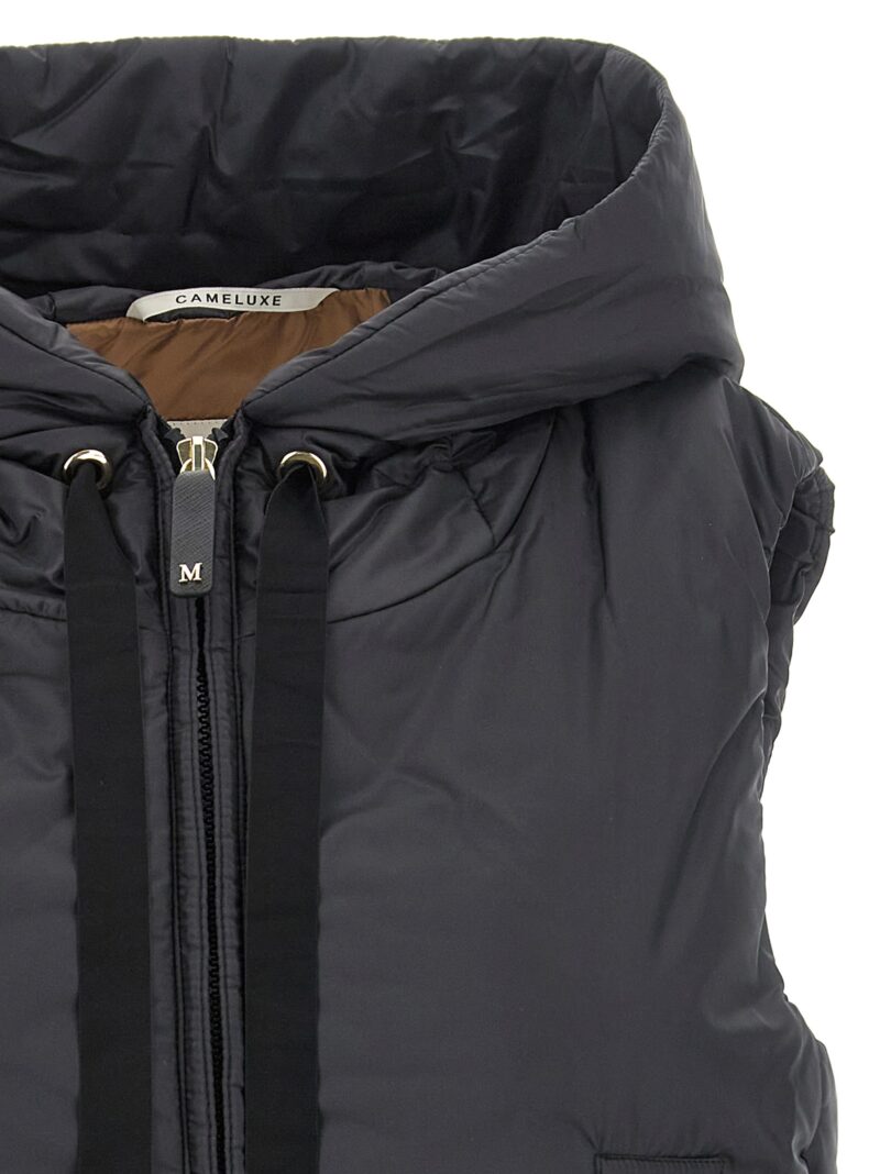 'Greengo' Padded Vest Woman MAX MARA THE CUBE Black