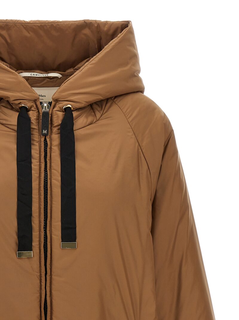 'Greenma' down jacket Woman MAX MARA THE CUBE Beige