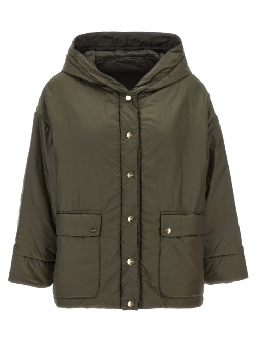 'Greenmo' reversible down jacket MAX MARA THE CUBE Green