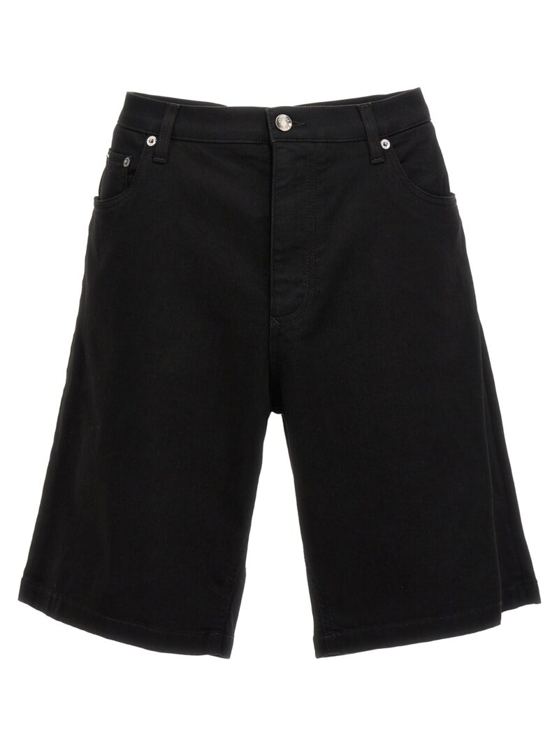 Stretch denim bermuda shorts DOLCE & GABBANA Black