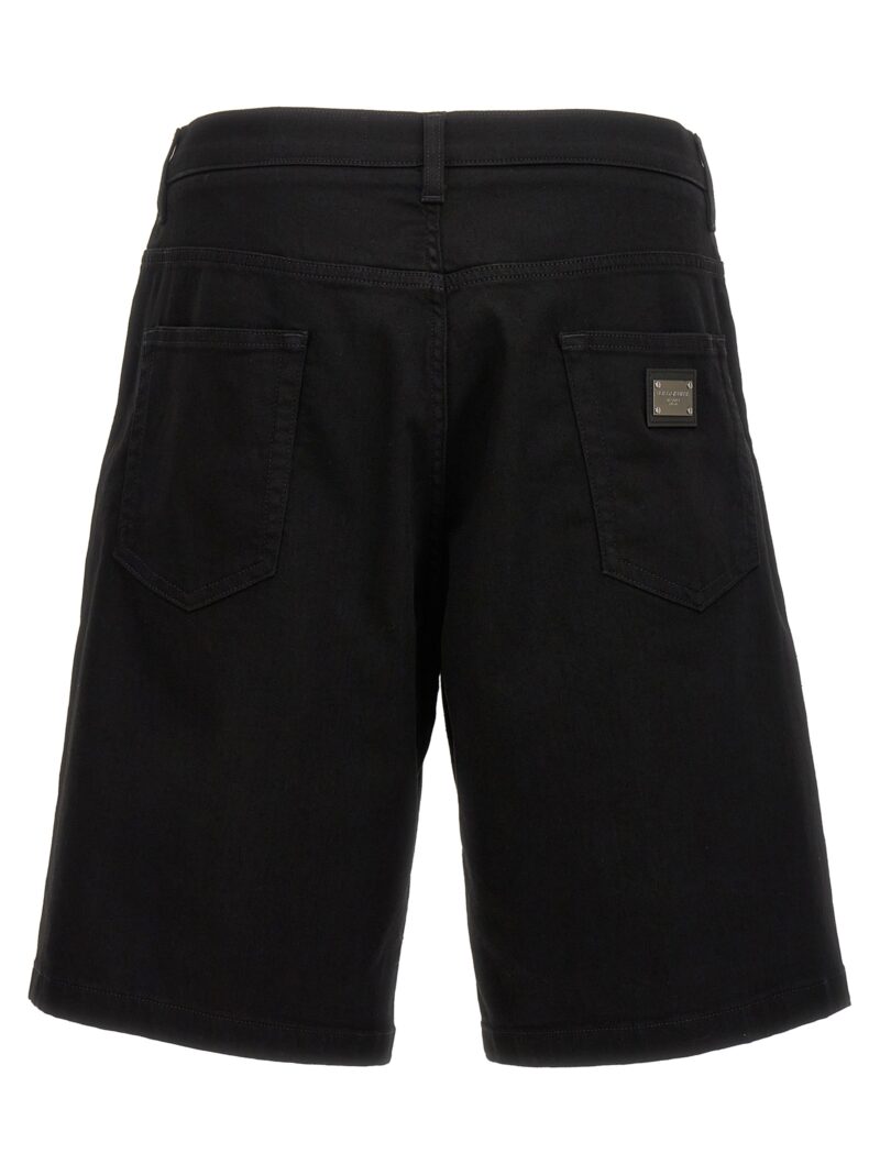 Stretch denim bermuda shorts GWNXADG8GW6S9001 DOLCE & GABBANA Black