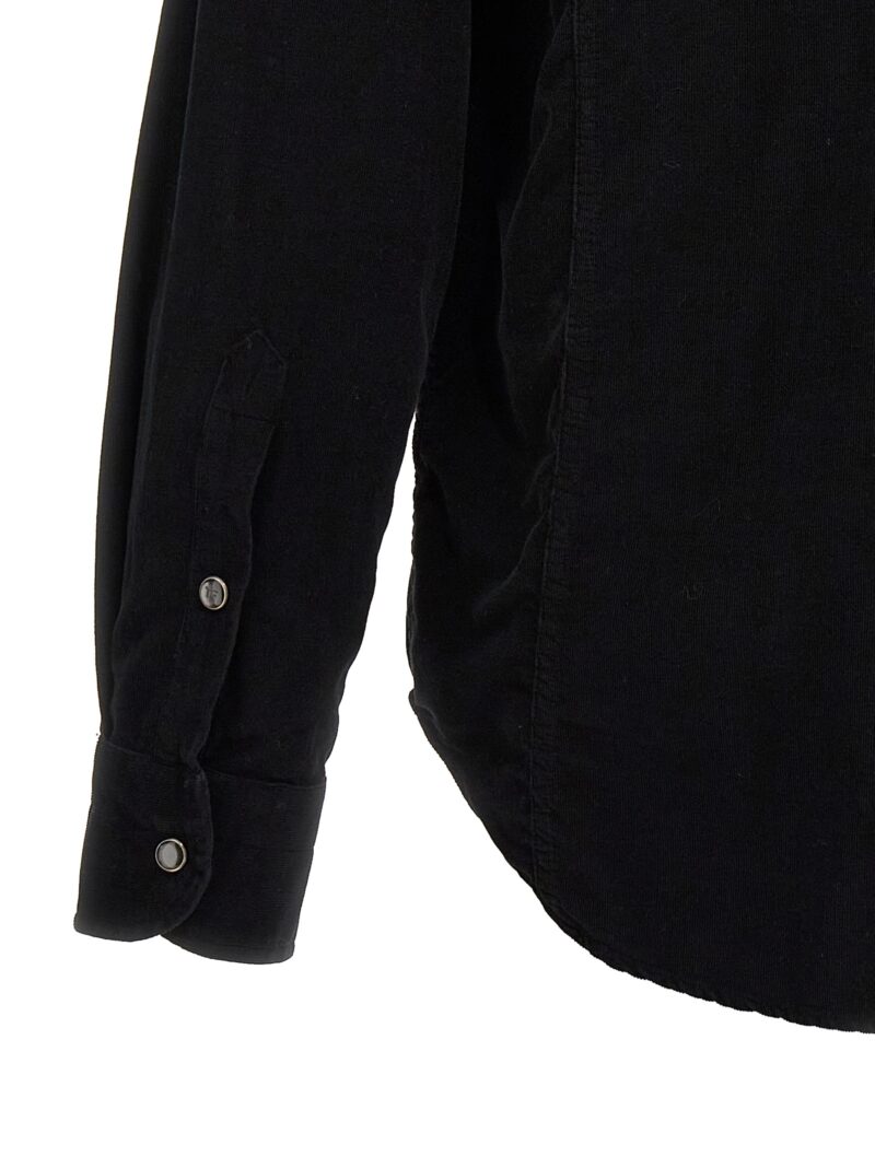 Corduroy shirt 100% lyocell TOM FORD Black