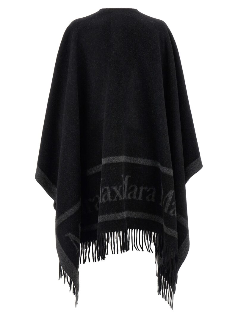 'Hilde' poncho HILDE004 MAX MARA Black