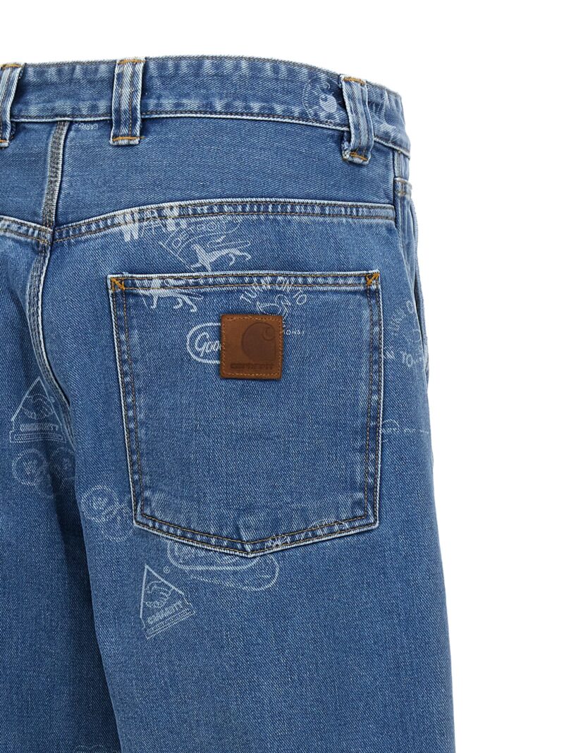 'Stamp' jeans 100% cotton CARHARTT WIP Light Blue