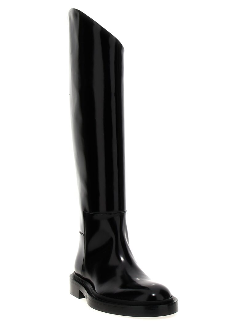 Leather boots J15WW0039P2775001 JIL SANDER Black