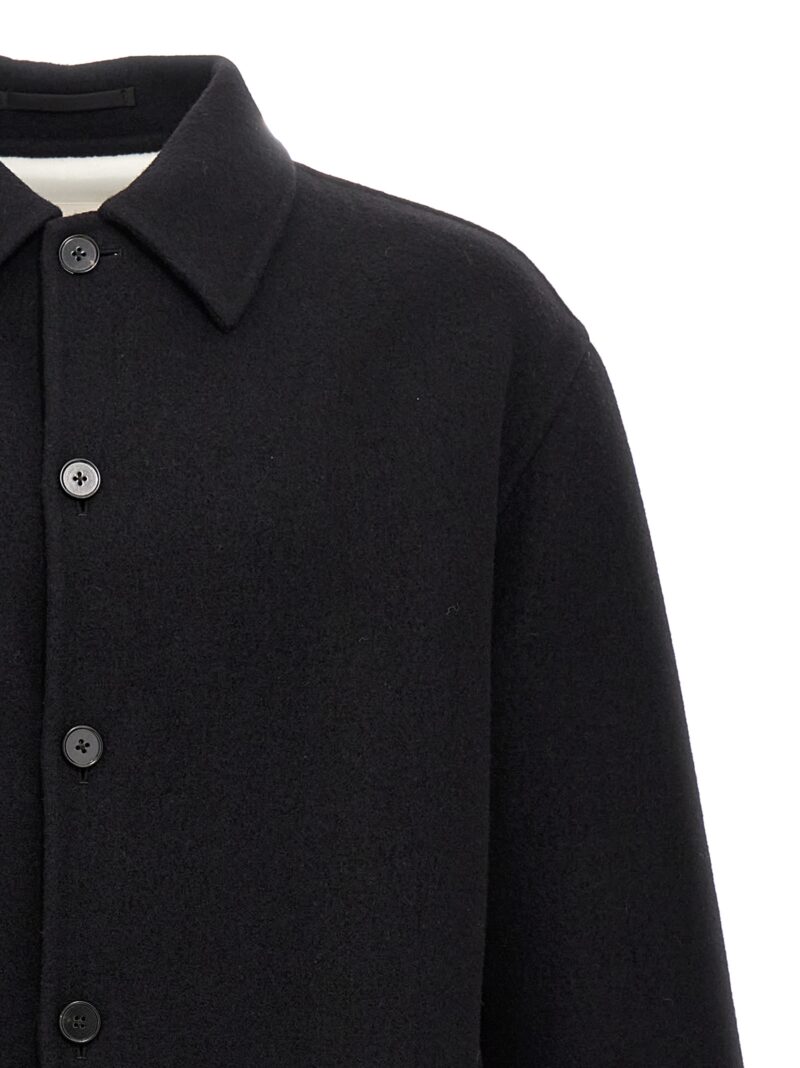 Wool coat Man JIL SANDER Black